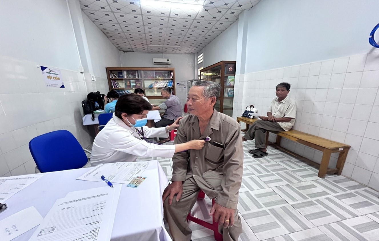 Trung tâm Y tế Tịnh Biên triền khai chương trình khám tầm soát bệnh tim miễn phí cho trẻ em và người lớn năm 2026